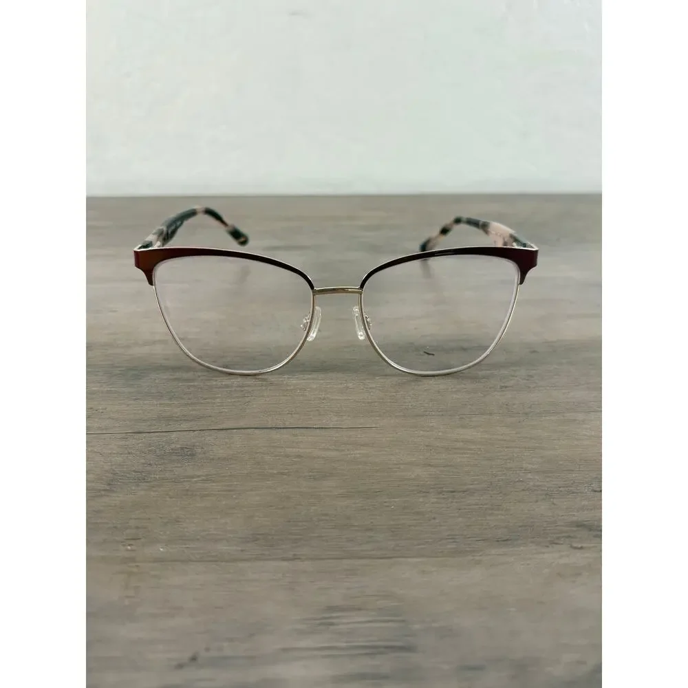 MYNX 501M  Zyloware 077 Brown Pink Women's Eyeglass Frames‎ EUC
